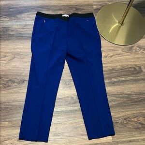 New York & Company Men's Deep Blue Dress Pants with Black Waistband